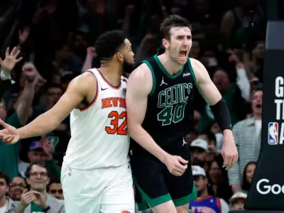 With Celtics in need of a spark, Luke Kornet turned TD Garden into a block party