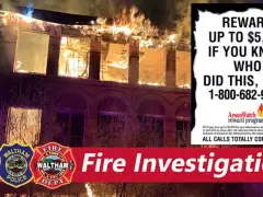 Fires at former Fernald School in Waltham investigated as arson
