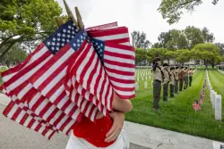 Photos: 2025 Memorial Day flag placement in Los Angeles