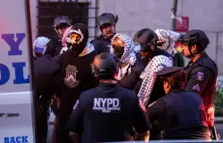 65 Columbia students suspended for pro-Palestinian library protest